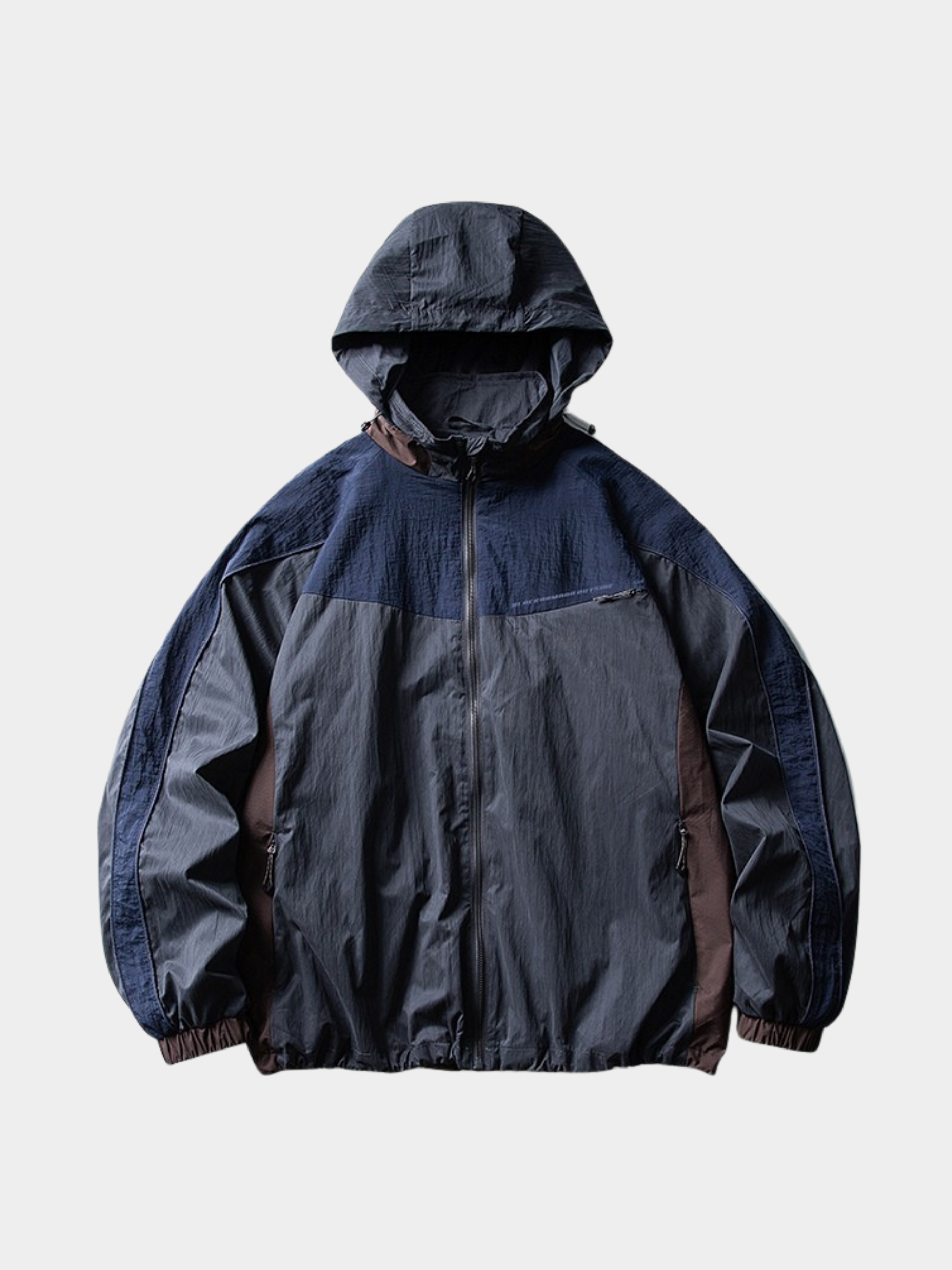 Trailmark - Unisex Colorblock Hooded Windbreaker Jacket