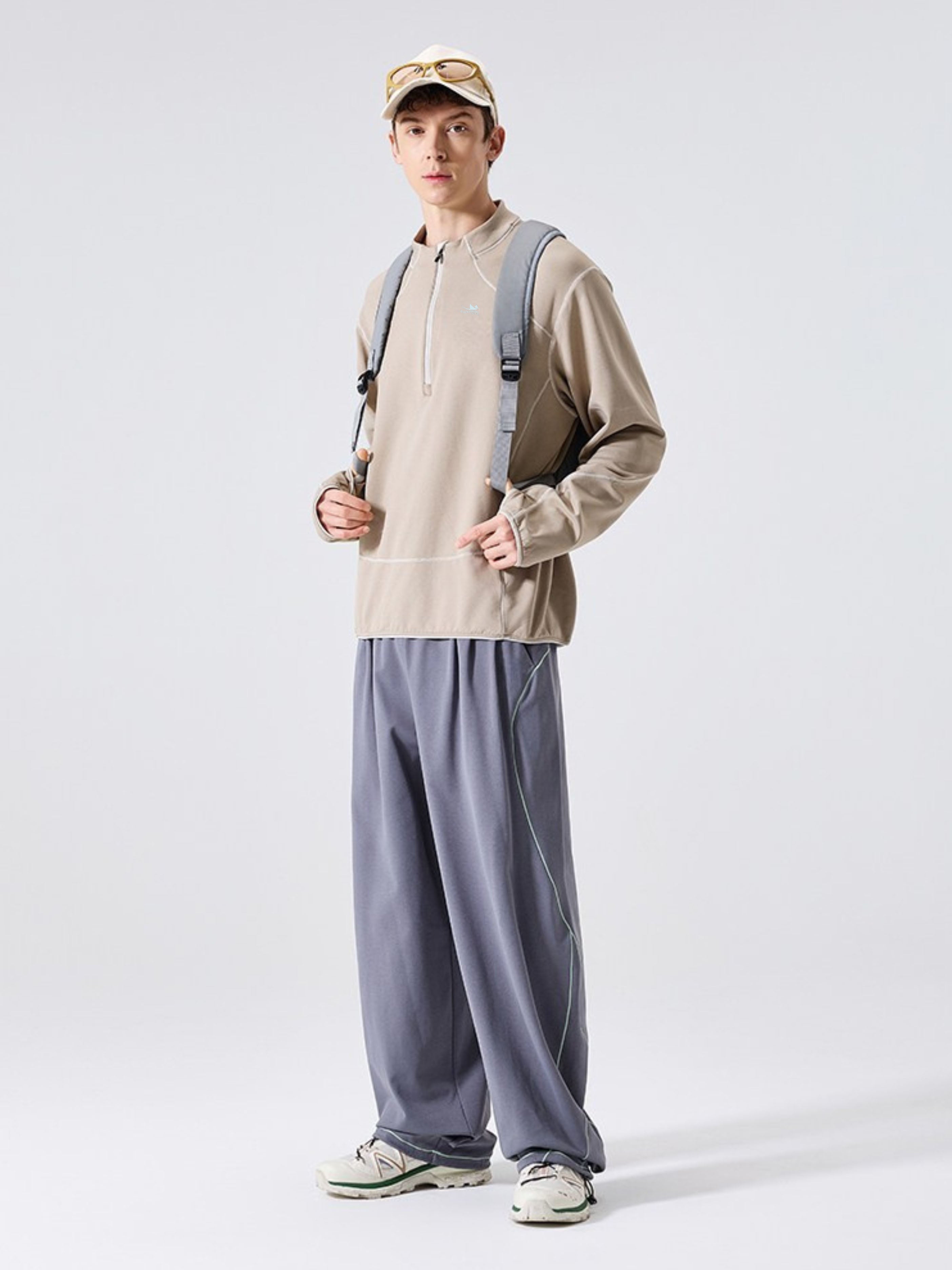 GorgePeak - Antistatic Moisture-Wicking Contrast Long Sleeve