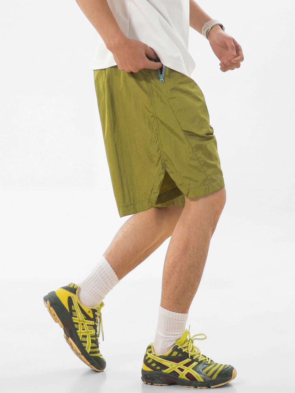 Grovefall - Men's Metallic Colorblock Water-Repellent Shorts