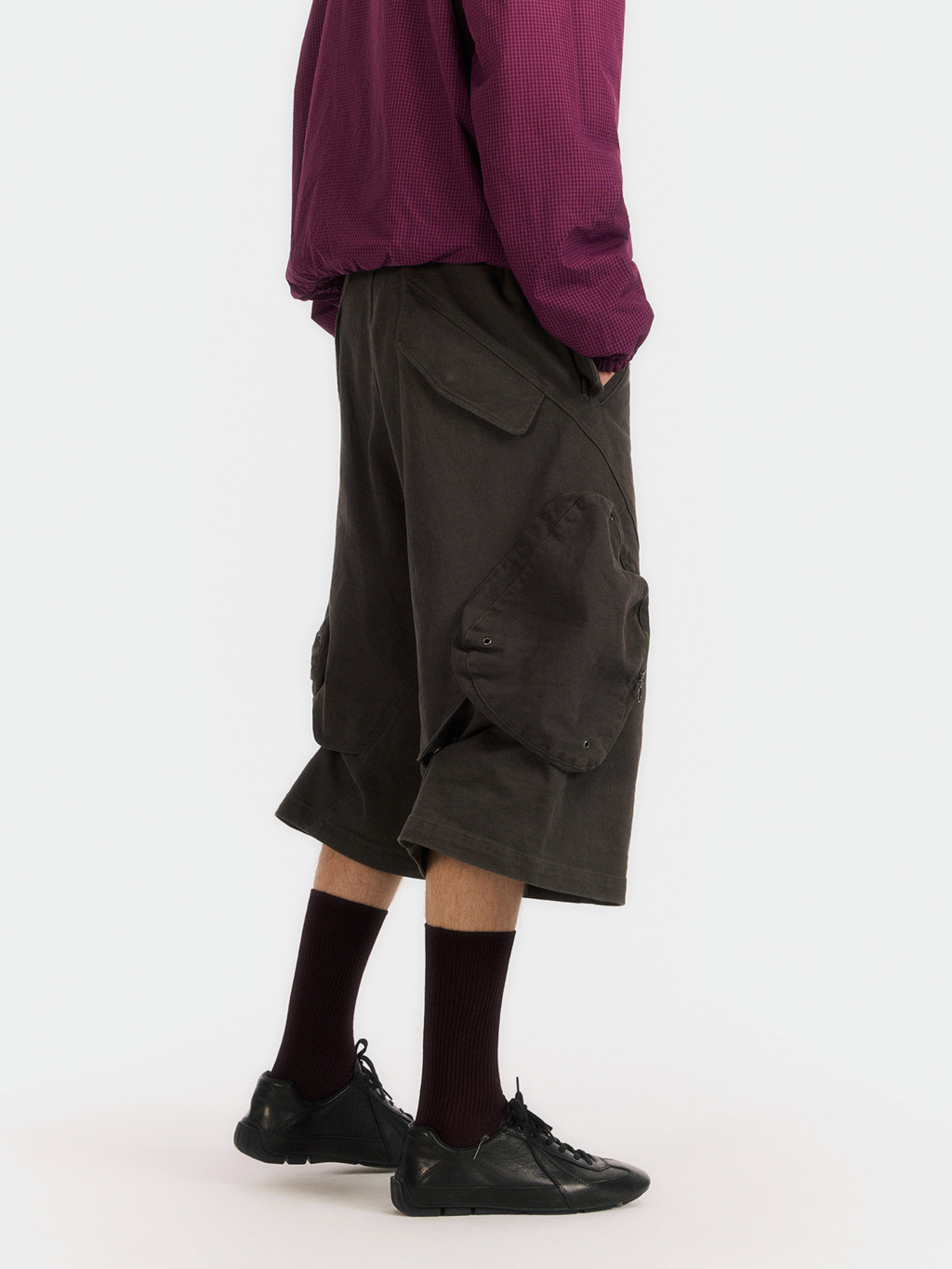 Overcast - Men's Adjustable Multi-Pocket Curved Cropped Pants