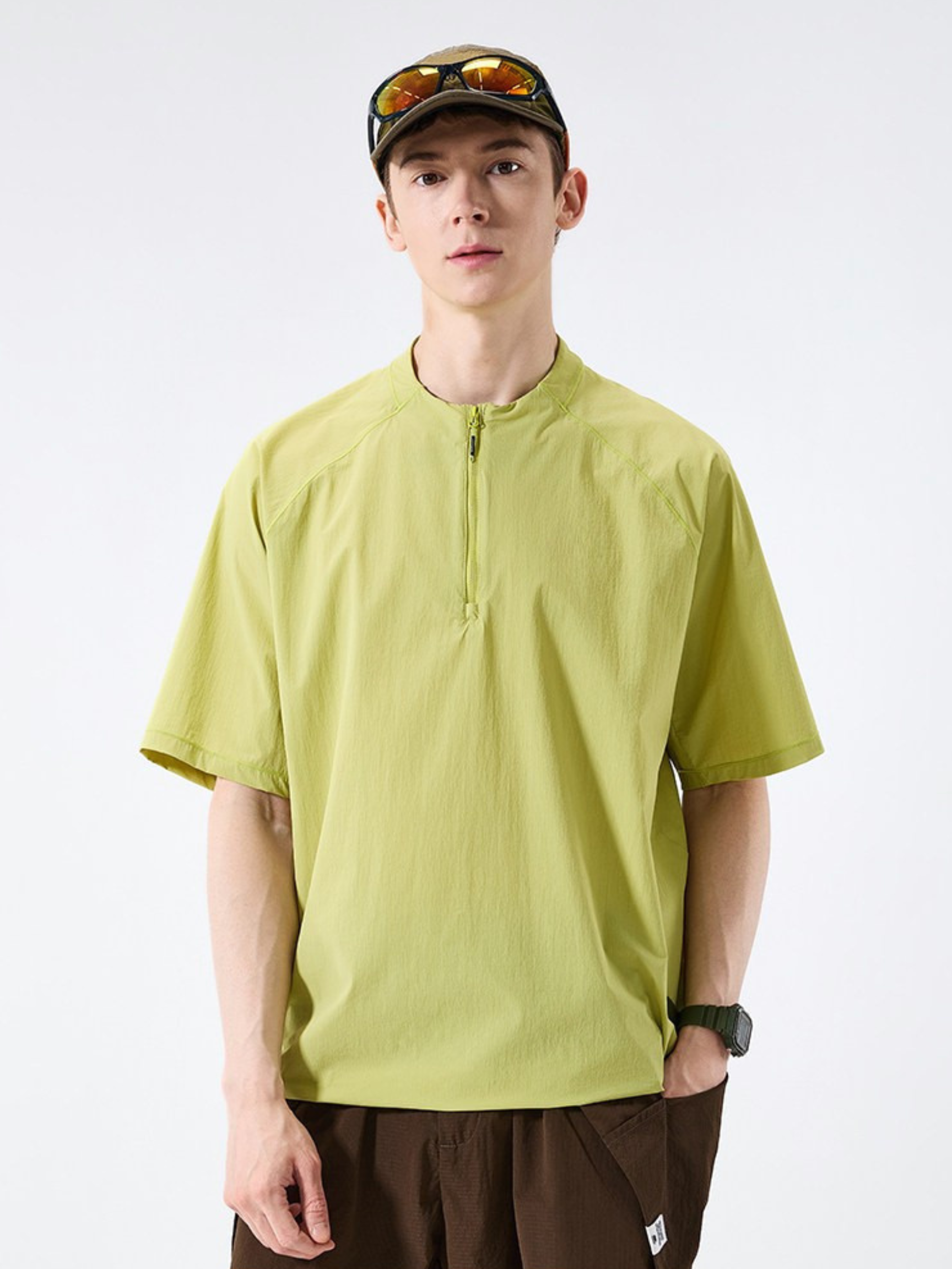 VentFlow - Unisex Moisture-Wicking Half-Zip Quick-Dry T-Shirt