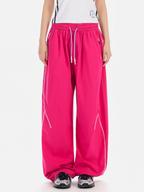 Oakfall - Water-Repellent Contrast Stitch Wide-Leg Pants