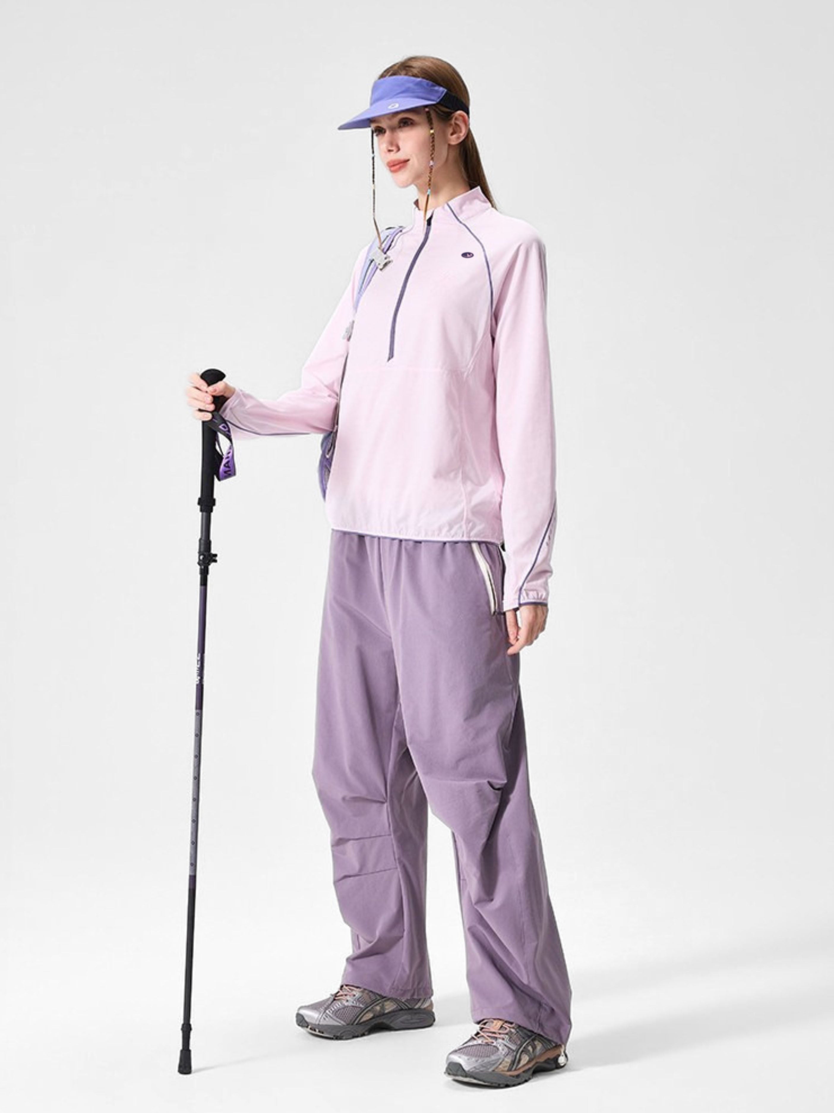 Snappy - Unisex Moisture-Wicking Quick-Dry Half-Zip Long Sleeve T-Shirt