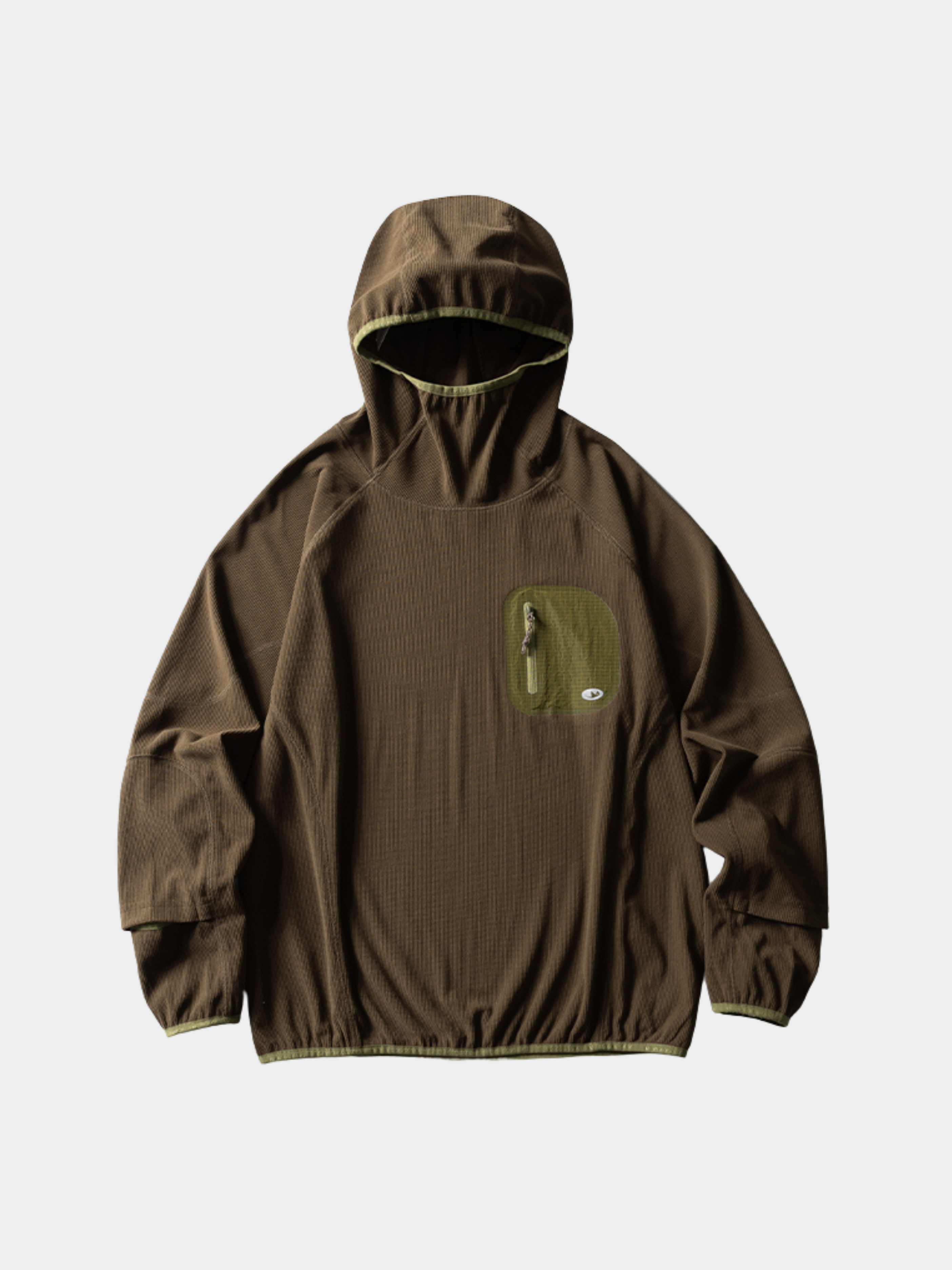 Crag - Moisture-Wicking High Neck Hoodie Base Layer