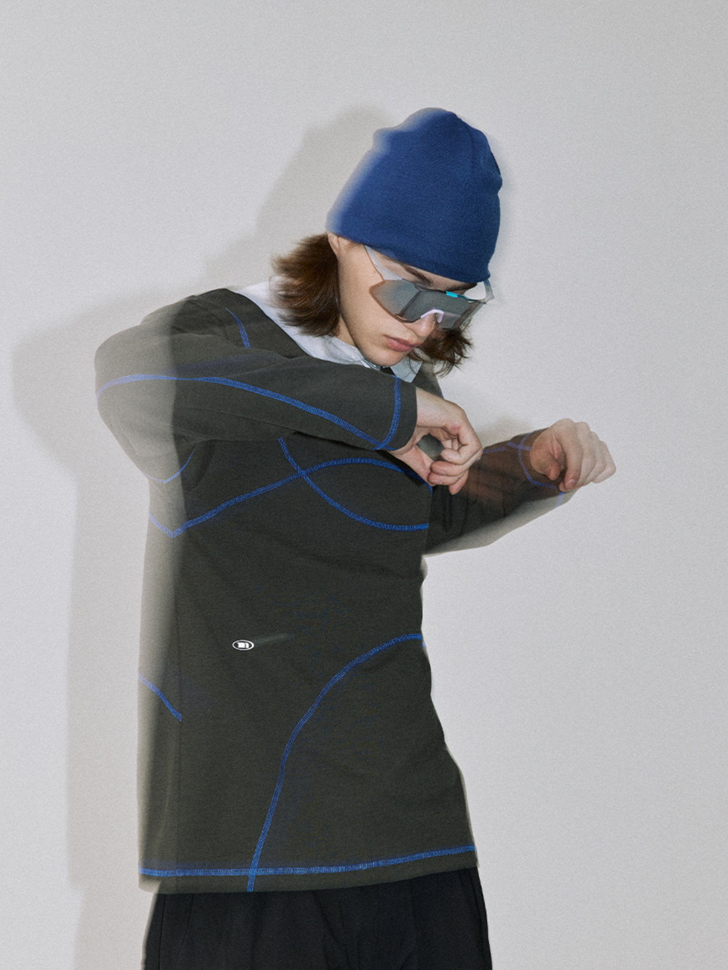 Glacialwind - Slub Cotton Breathable Running Long Sleeve