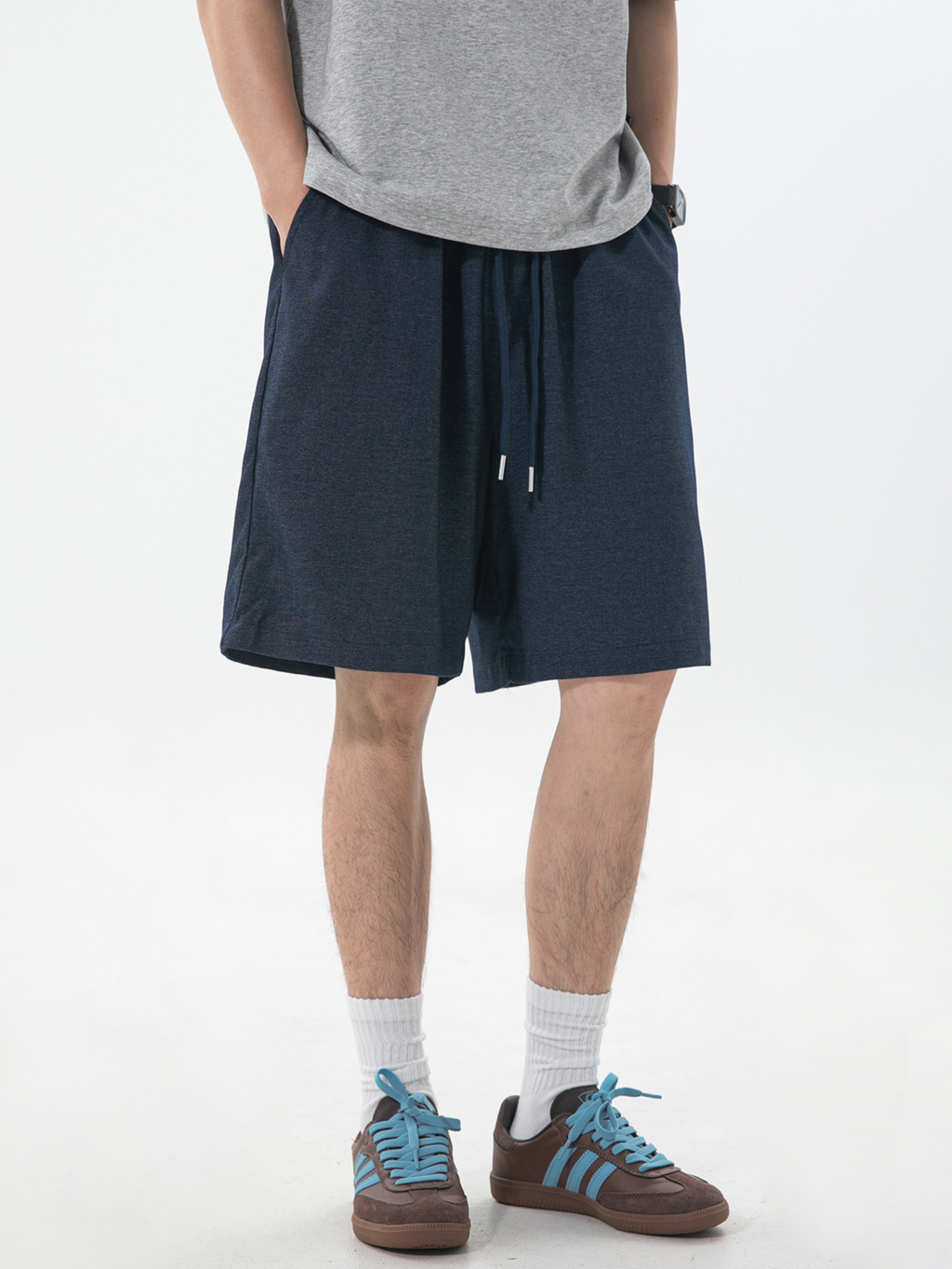 Wildflare - Men's Denim-Look Breathable Casual Shorts