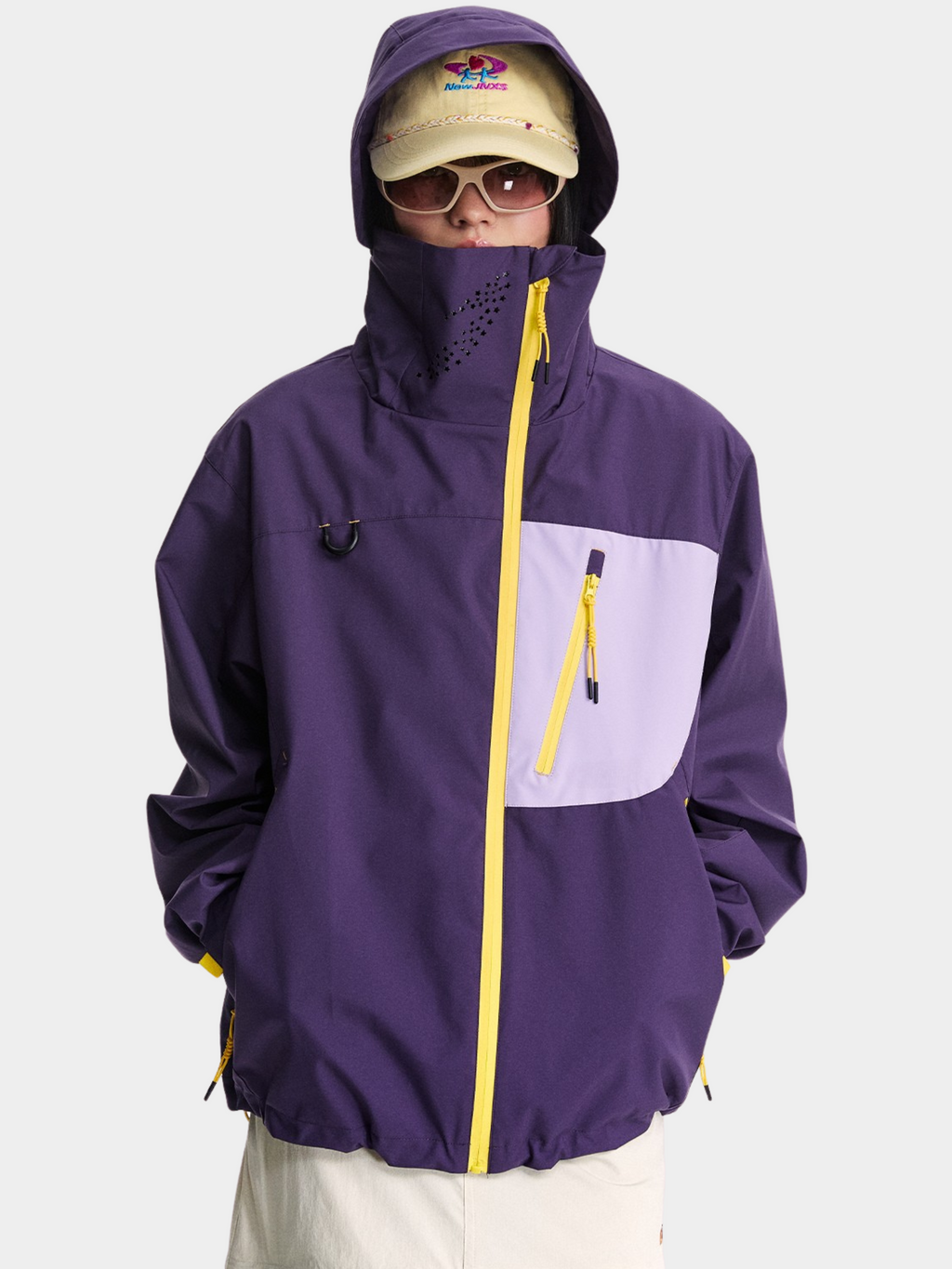 EchoPort - Water-Repellent & Windproof Colorblock Hard Shell Jacket