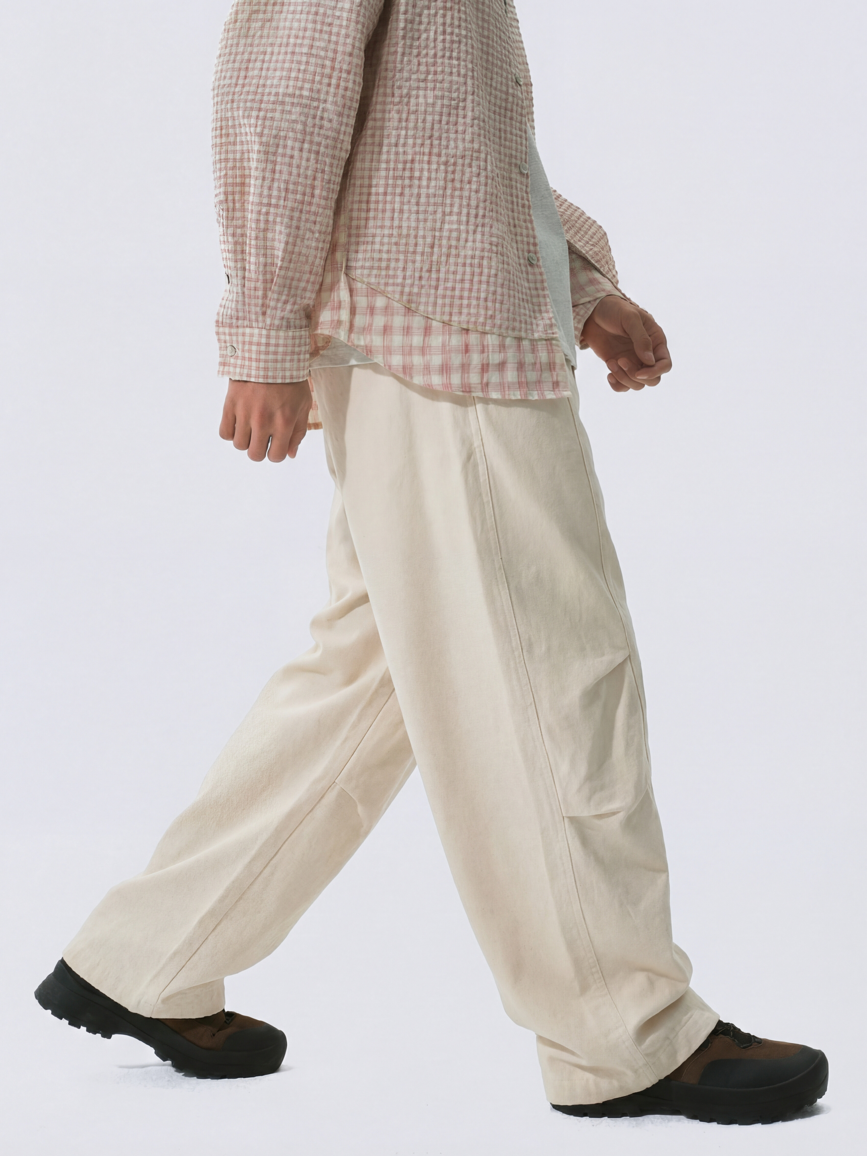 AlpineScope - Durable Cotton Curved Utility Cargo Pants