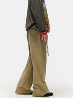 FreeSpirit - Unisex Slub Cotton Curved-Leg Pants