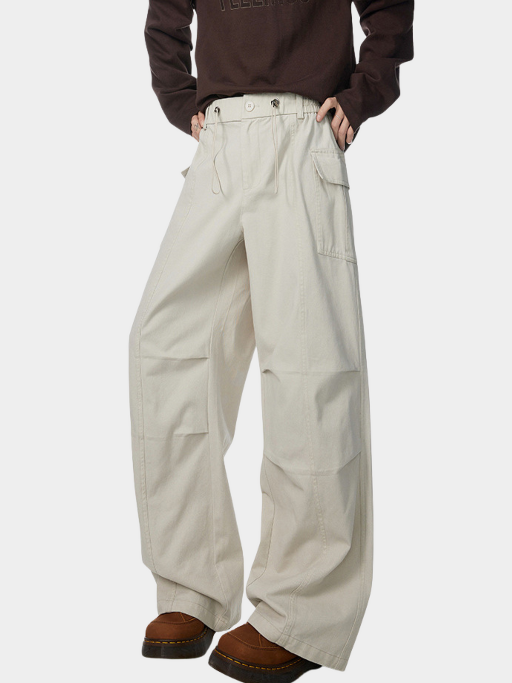 DryGlove - Men's Irregular Wrinkle Washed Distressed Cargo Pants