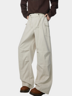 DryGlove - Men's Irregular Wrinkle Washed Distressed Cargo Pants