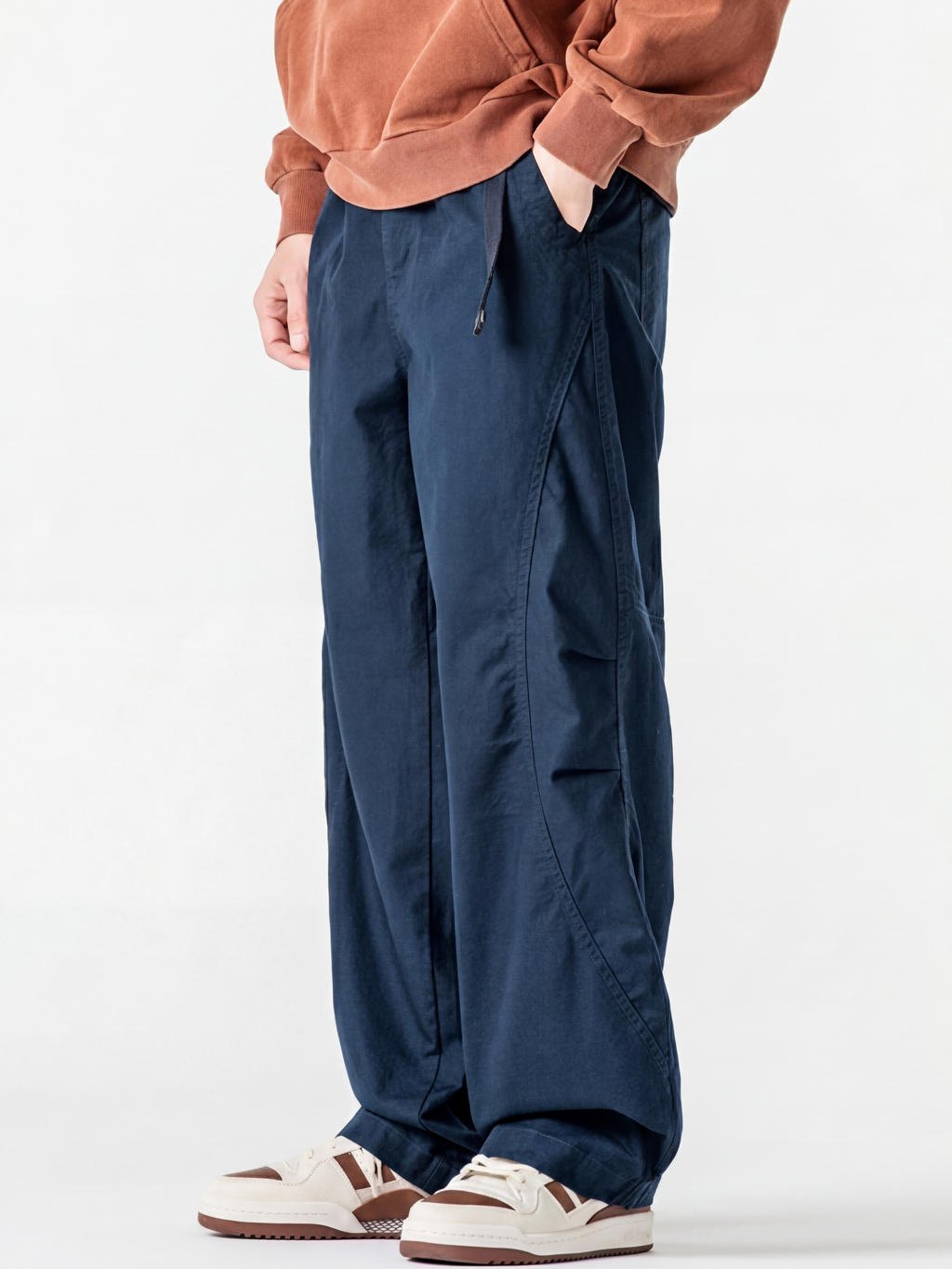 Windlore - Men's Loose-Fit Cotton Utility Cargo Pants