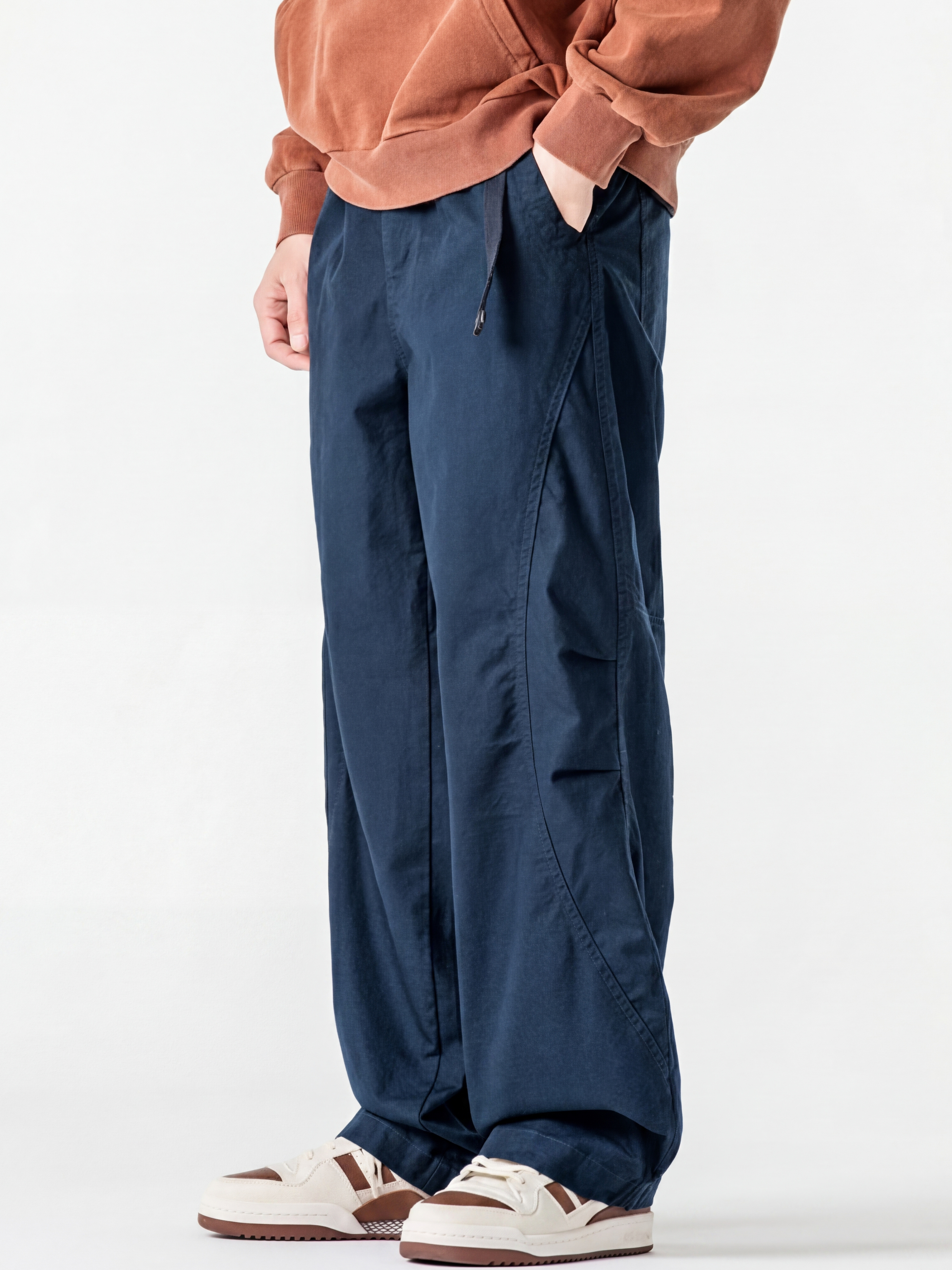 Windlore - Men's Loose-Fit Cotton Utility Cargo Pants