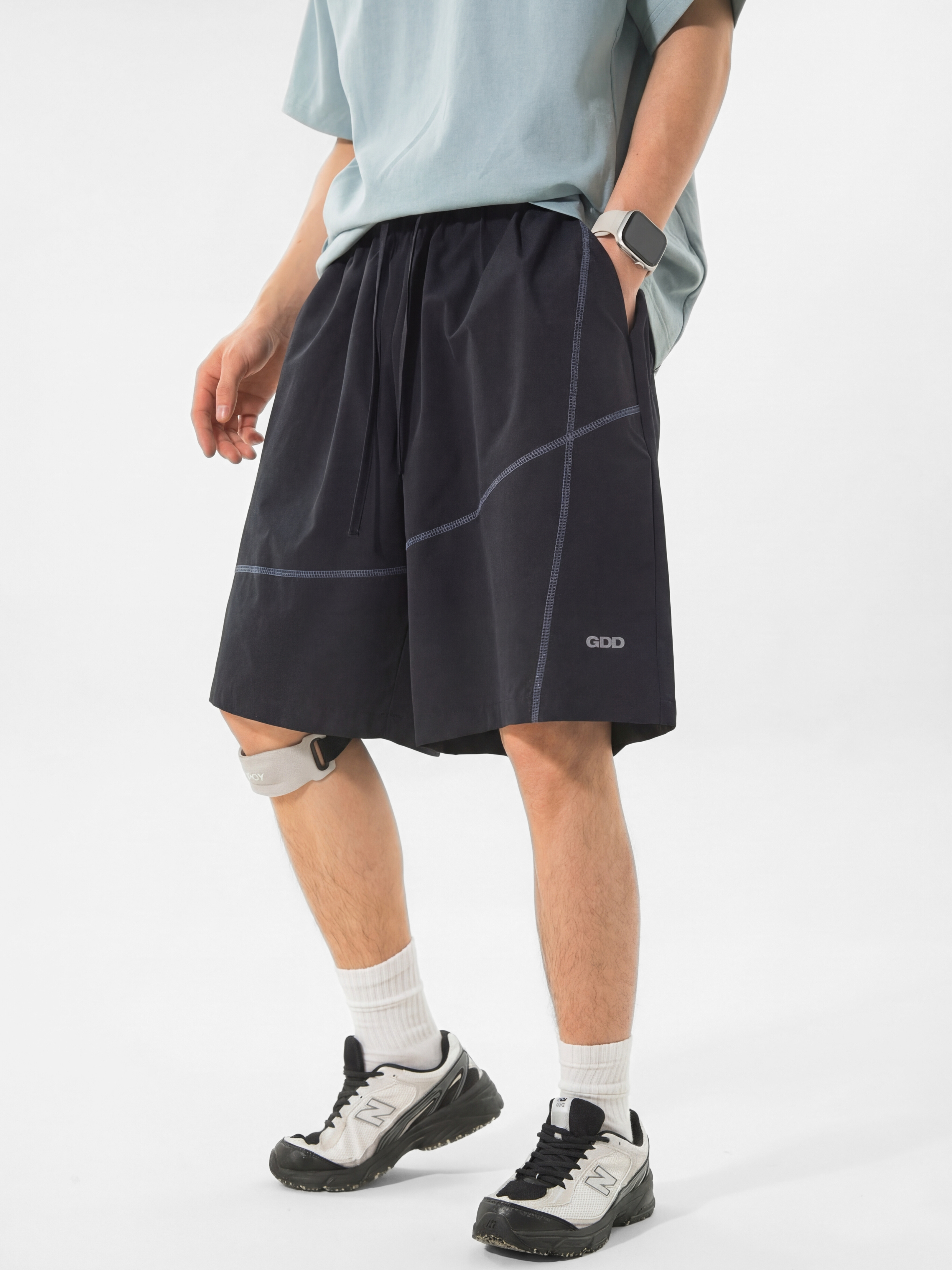 Pinefall - Men's Water-Repellent Reflective Athletic Shorts