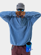 Arcadia - Unisex Half-Zip Fleece Liner Mock Neck Sweatshirt