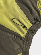 BaseCooler - Men's Water-Repellent Color-Block Patchwork 5-Inch Shorts