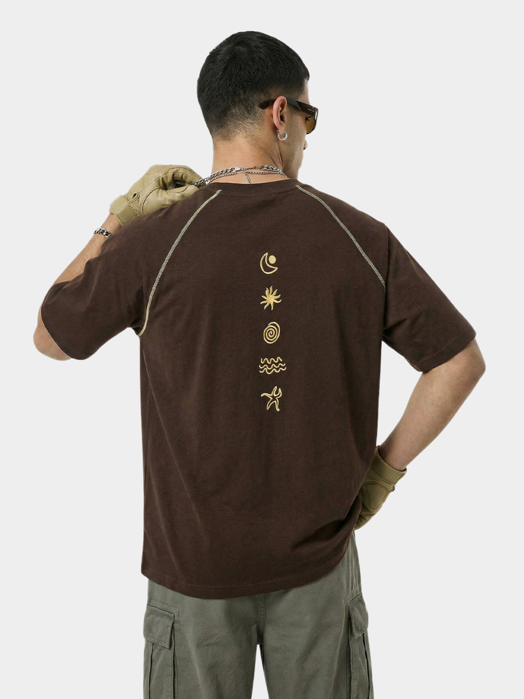 WildDash - Unisex Lightweight & Moisture-Absorbing Contrast Stitch Cotton T-Shirt