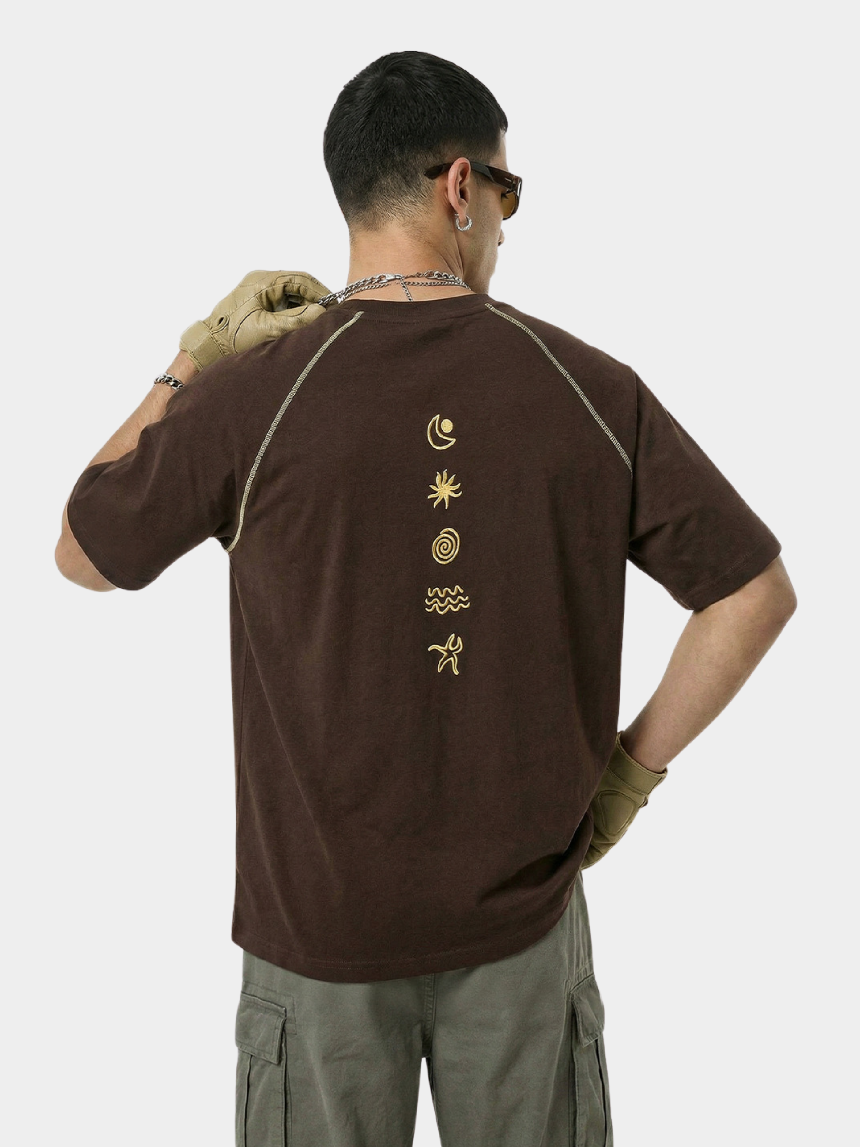 WildDash - Unisex Lightweight & Moisture-Absorbing Contrast Stitch Cotton T-Shirt