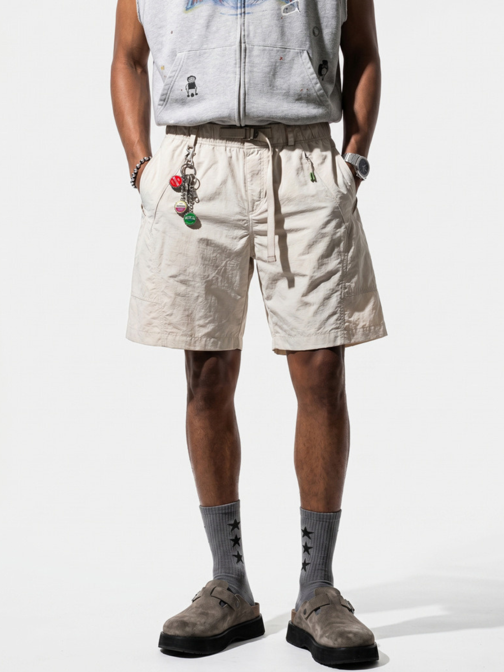 Corduroy - Unisex Water-Repellent Wrinkle-Resistant Curved Utility Shorts