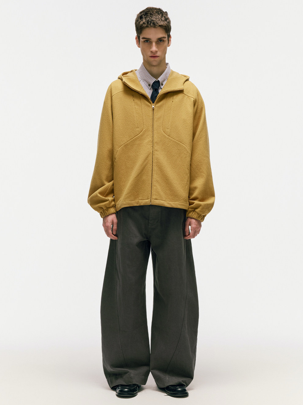 SandDune - Unisex Pleated Curved-Leg Utility Pants