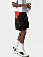 Trekker - Men's Lightweight Color-Block 2-in-1 Athletic Shorts