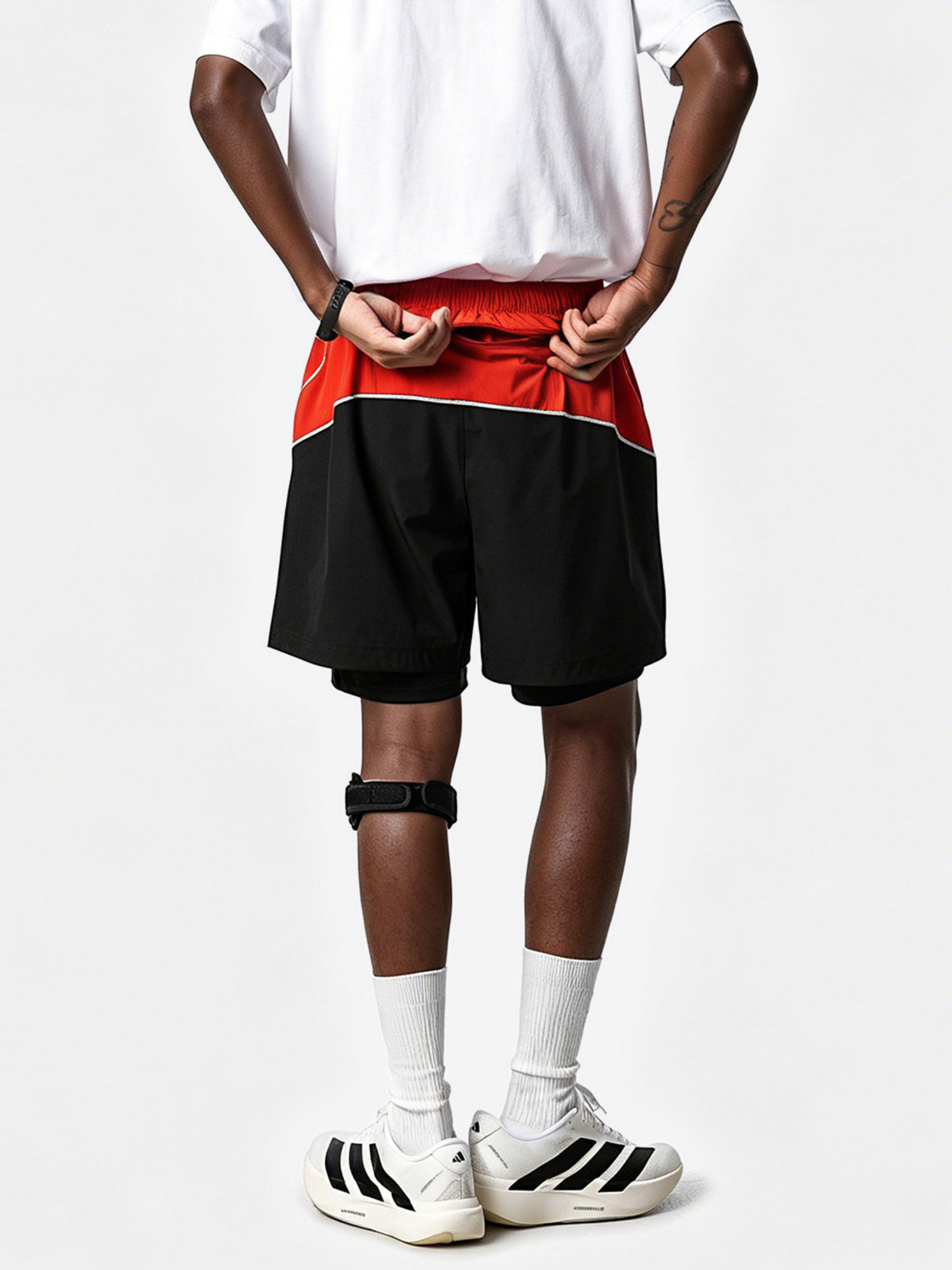 Trekker - Men's Lightweight Color-Block 2-in-1 Athletic Shorts