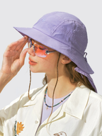 Driftclaw - UV Protection Detachable Neck Sun Flap Bucket Hat