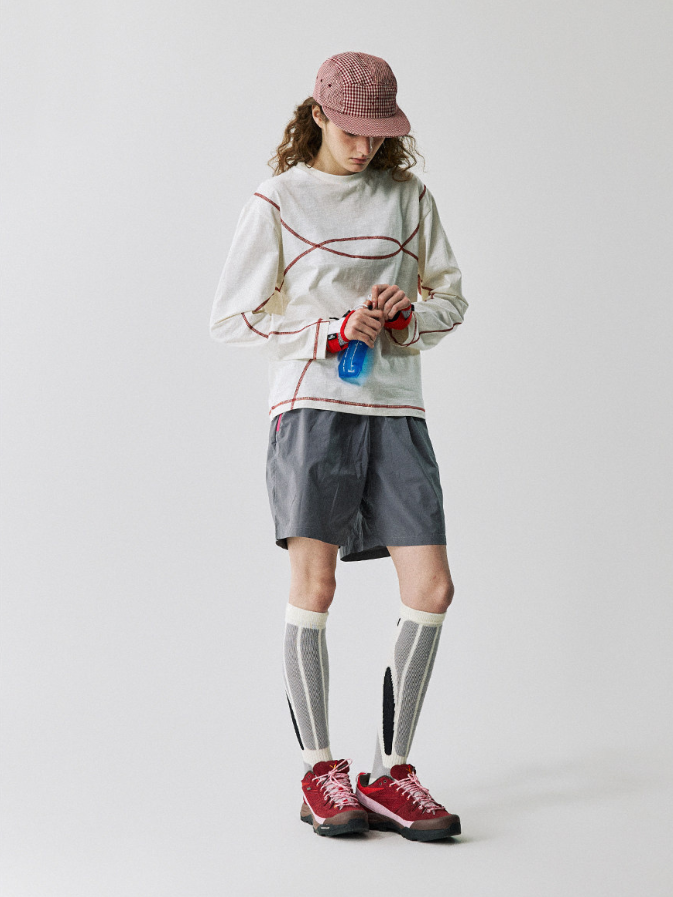 Glacialwind - Slub Cotton Breathable Running Long Sleeve