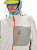 Driftcore - Unisex Teflon Water-Repellent Colorblock Stand Collar Jacket