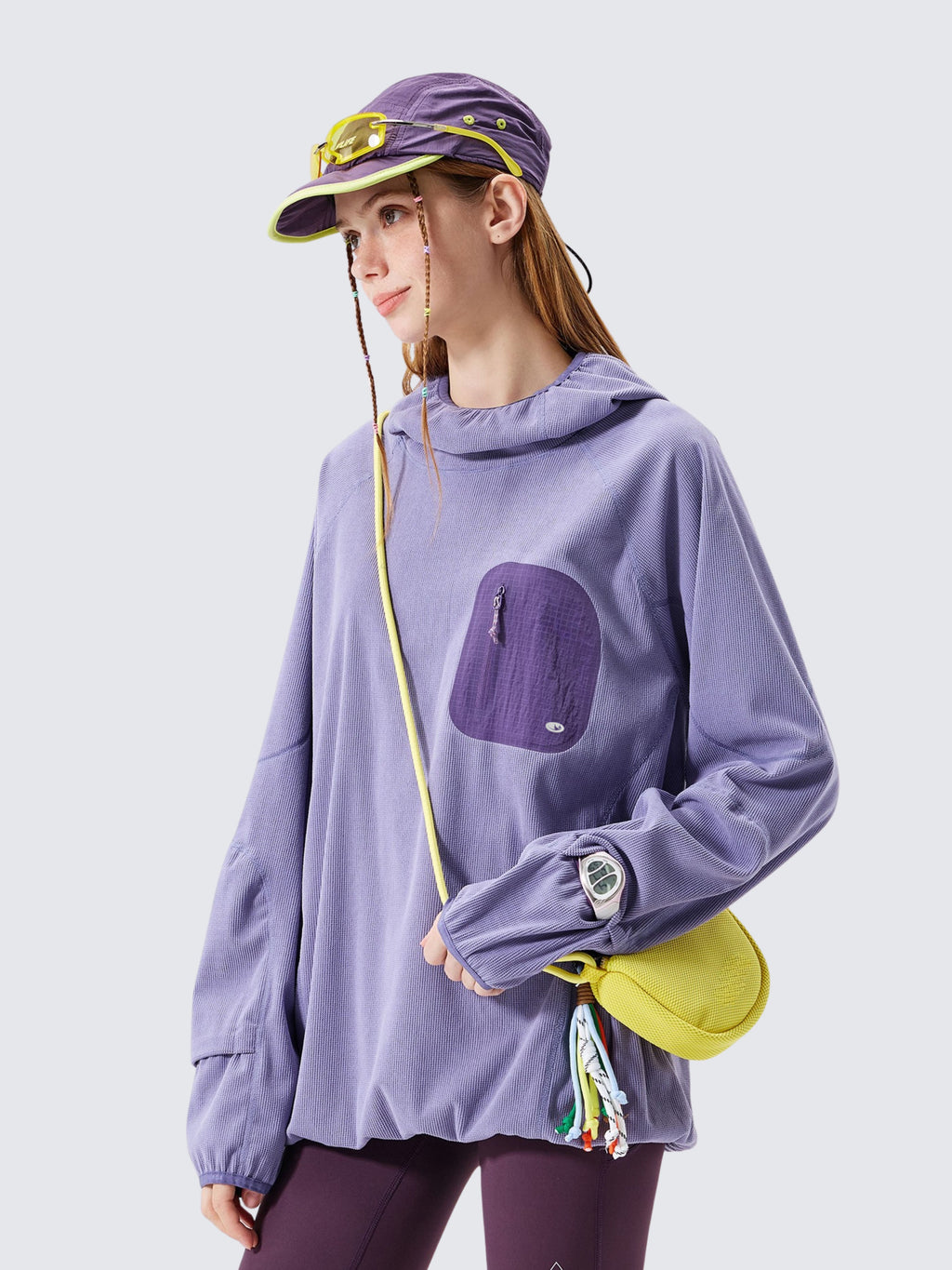 Crag - Moisture-Wicking High Neck Hoodie Base Layer