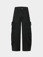 FoxDrop - Unisex Wide-Leg Paratrooper Pants