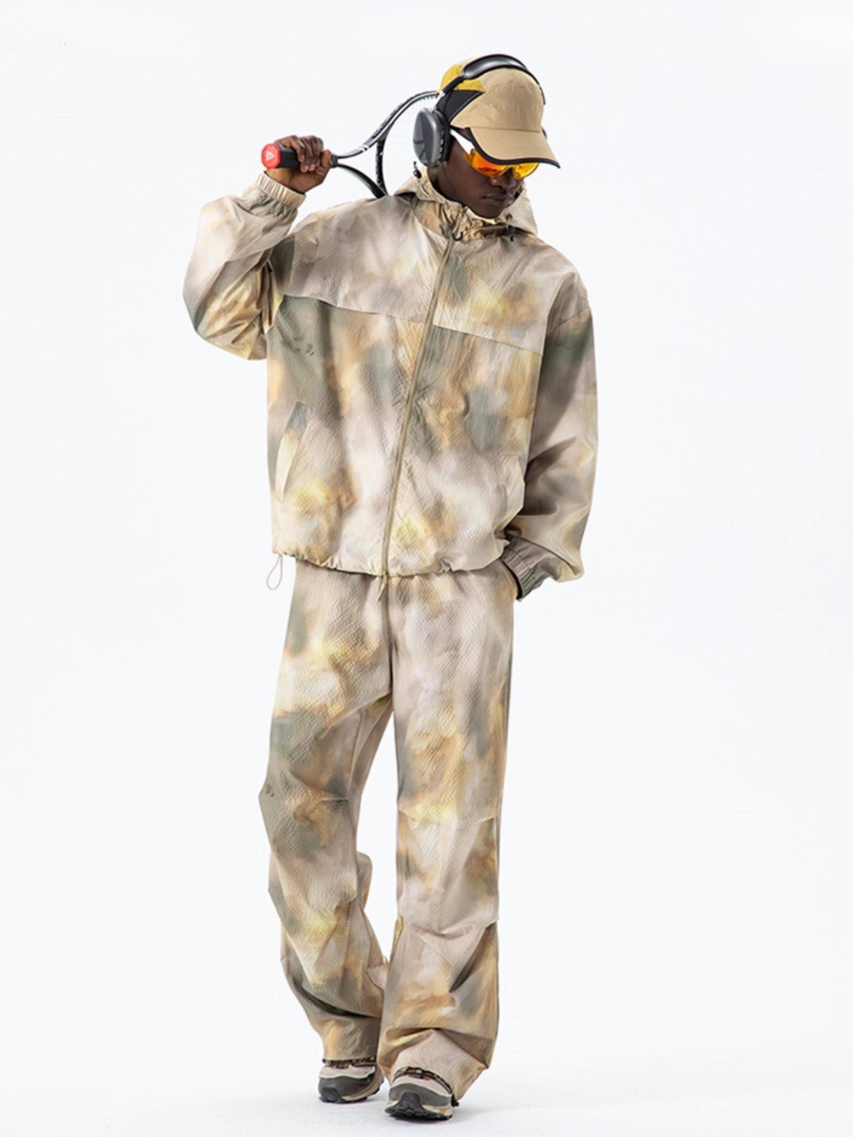 Crimp - Unisex Water-Repellent Tie-Dye Cargo Pants