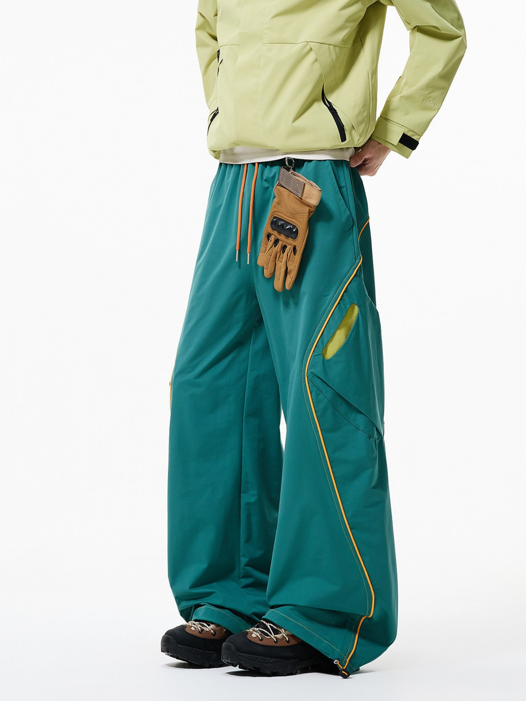 Firesurge - Unisex Contrast-Panel Water-Repellent Paratrooper Pants