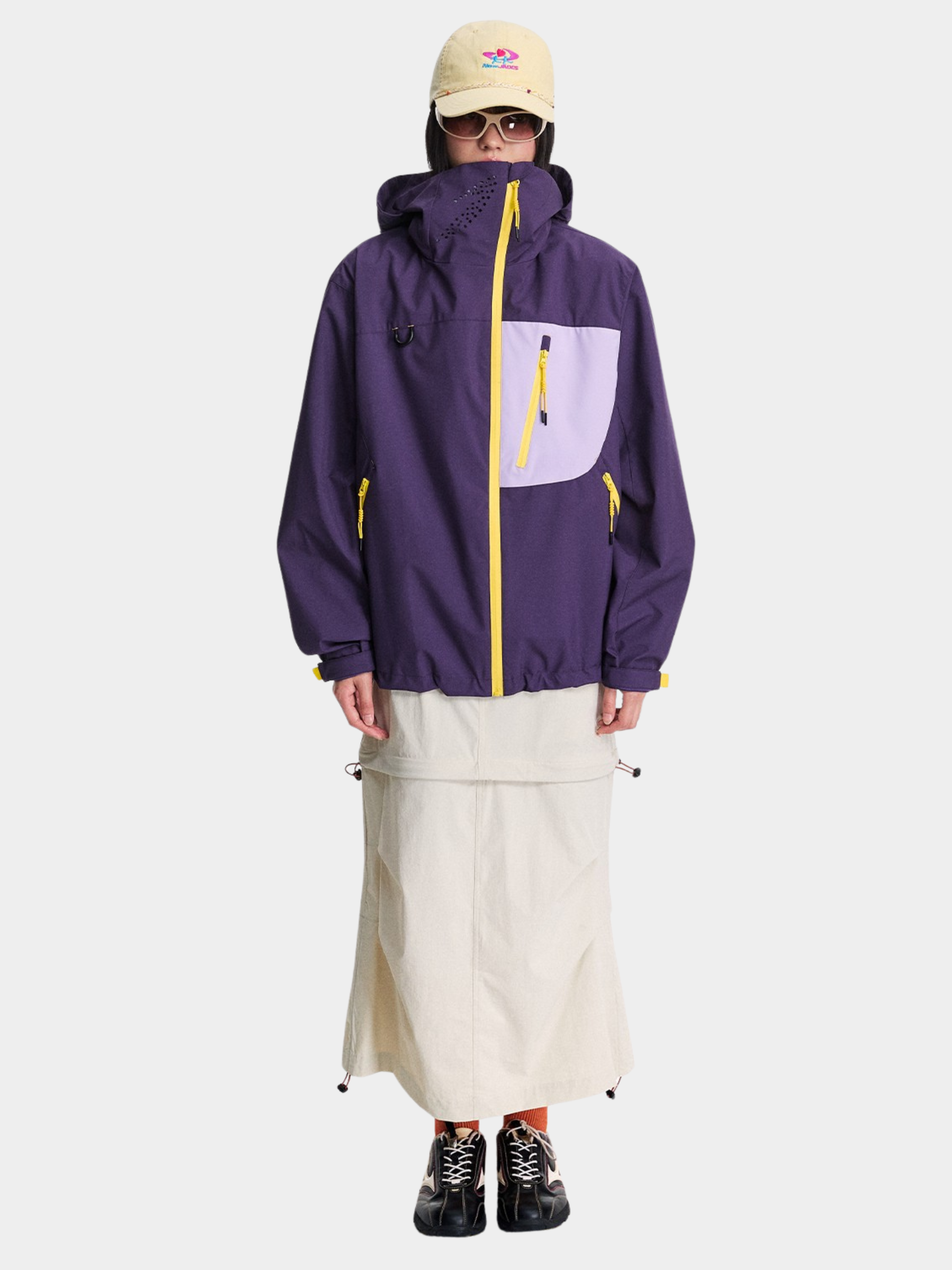 EchoPort - Water-Repellent & Windproof Colorblock Hard Shell Jacket