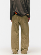 FreeSpirit - Unisex Slub Cotton Curved-Leg Pants