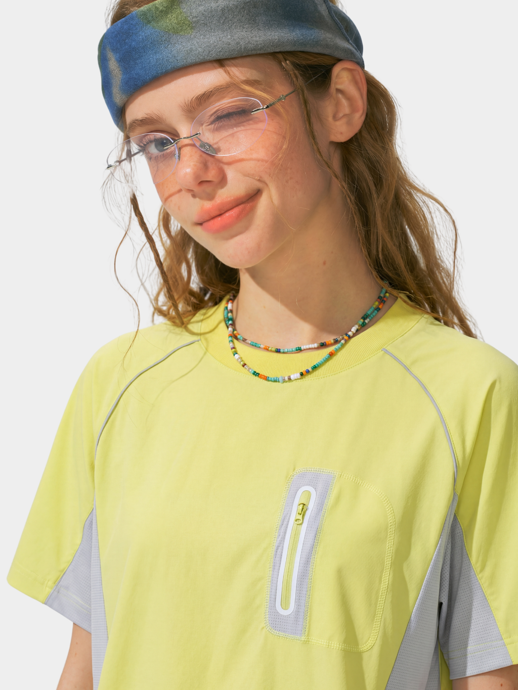 LightFlare - Colorblock Mesh Breathable Quick-Dry T-Shirt