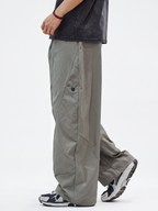 OwlWing - Men's Durable Curved Wide-Leg Cargo Pants