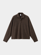 Shade - Unisex One-Piece Collar Long Sleeve Polo Shirt