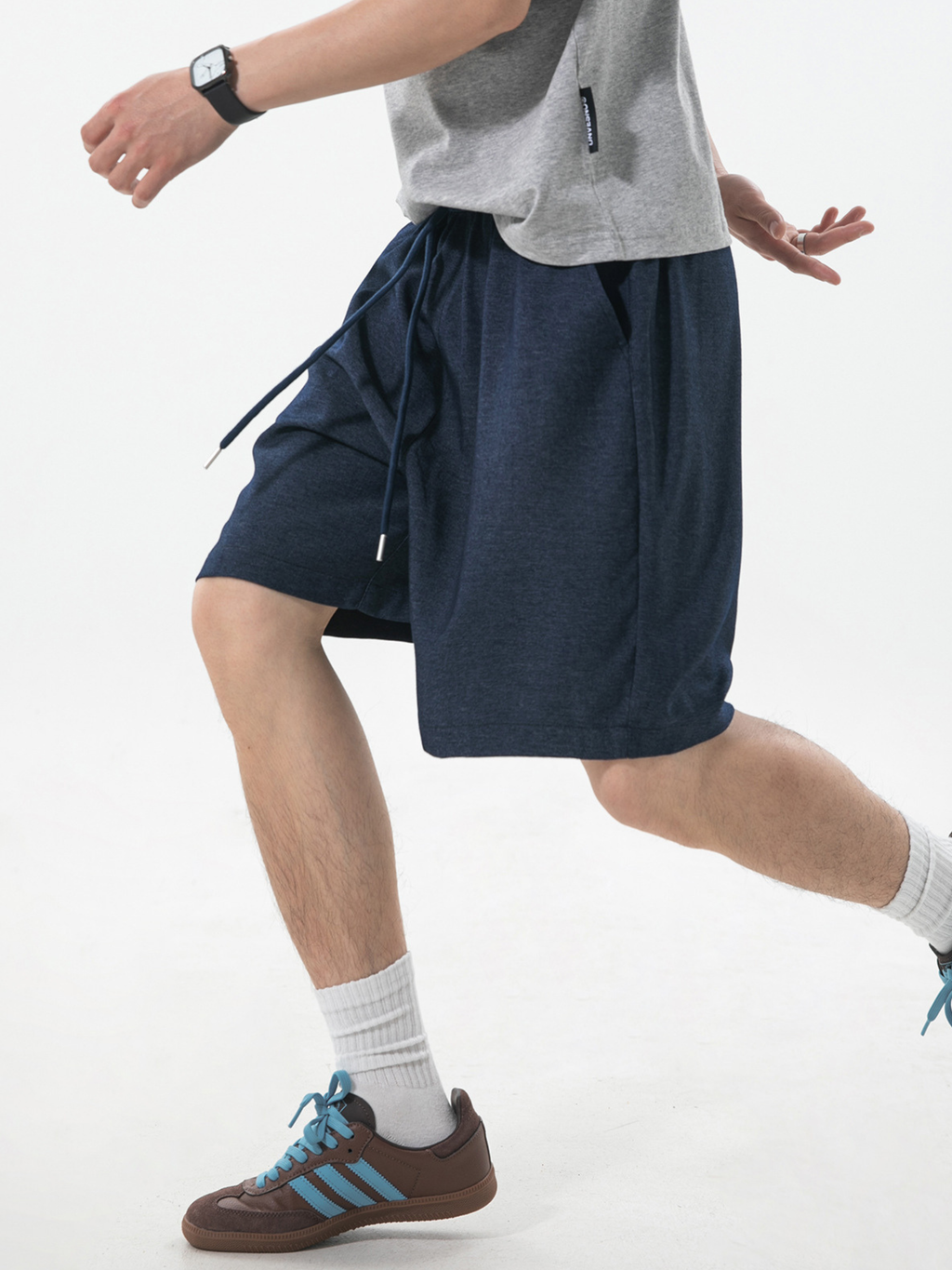 Wildflare - Men's Denim-Look Breathable Casual Shorts