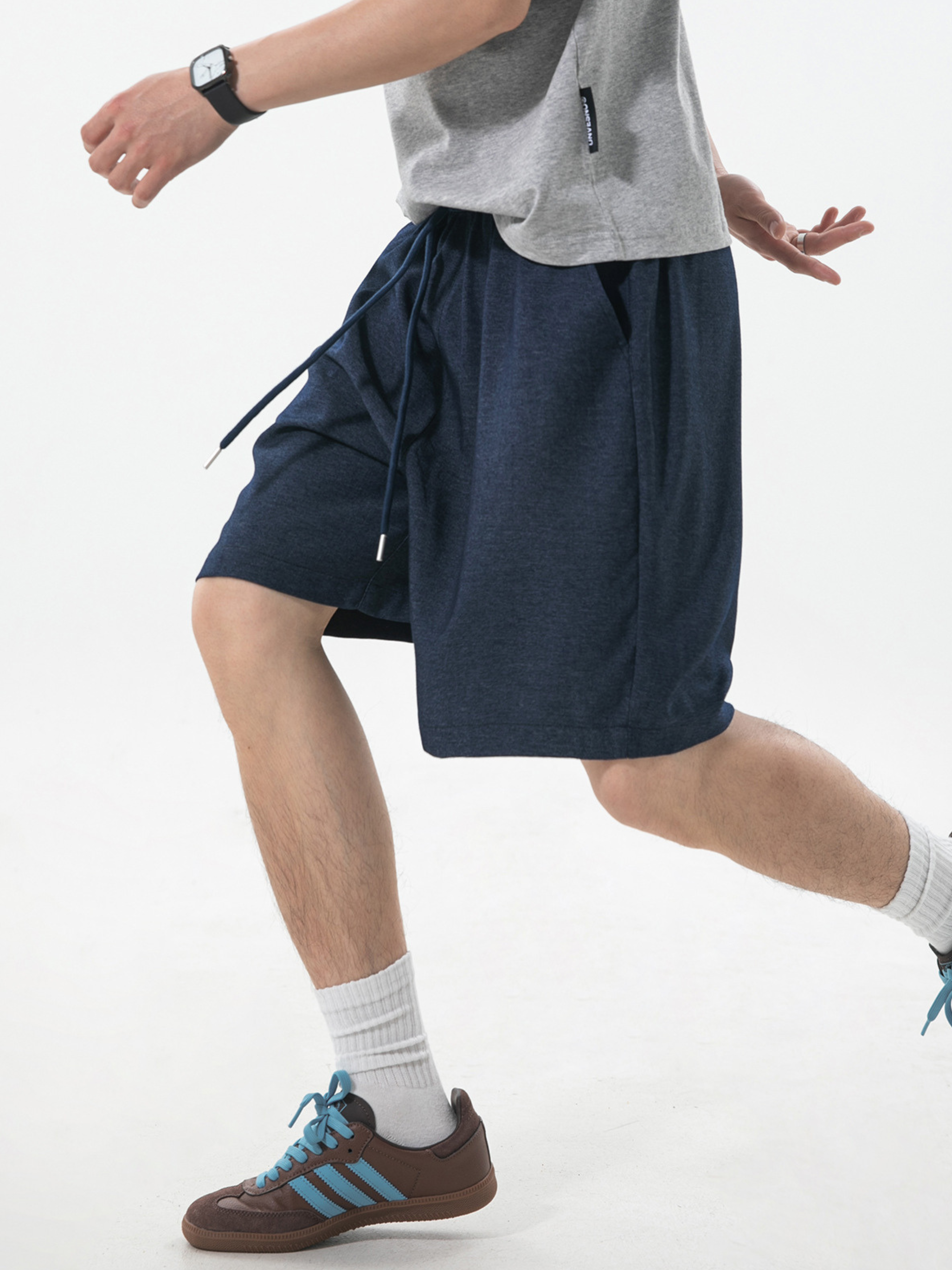 Wildflare - Men's Denim-Look Breathable Casual Shorts