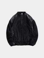 Ashtop - Unisex Thermal Fleece Half-Zip Mock Neck Sweatshirt
