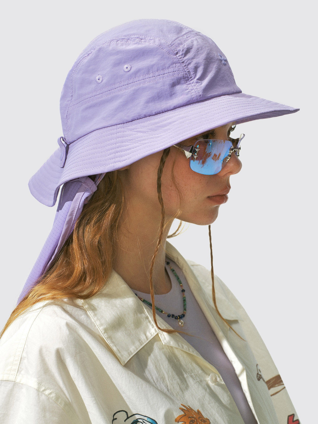 Driftclaw - UV Protection Detachable Neck Sun Flap Bucket Hat