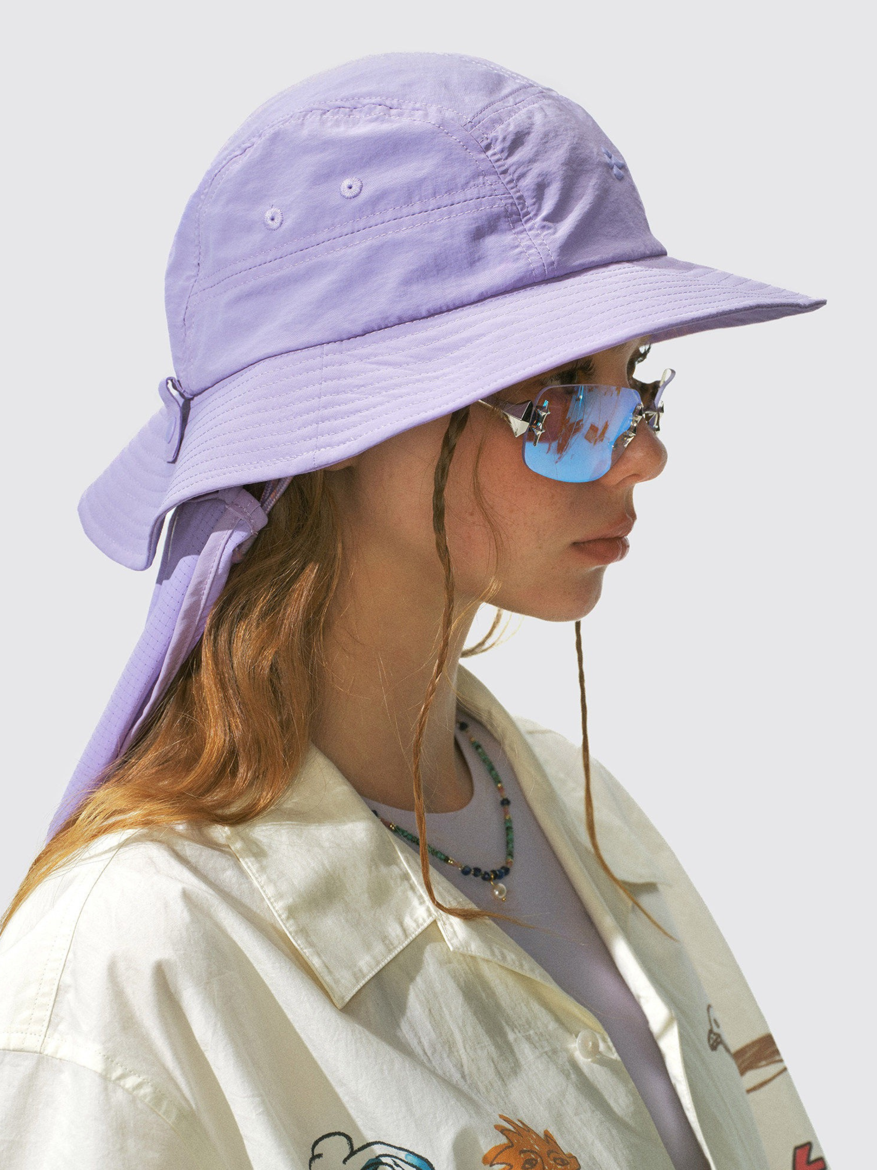 Driftclaw - UV Protection Detachable Neck Sun Flap Bucket Hat