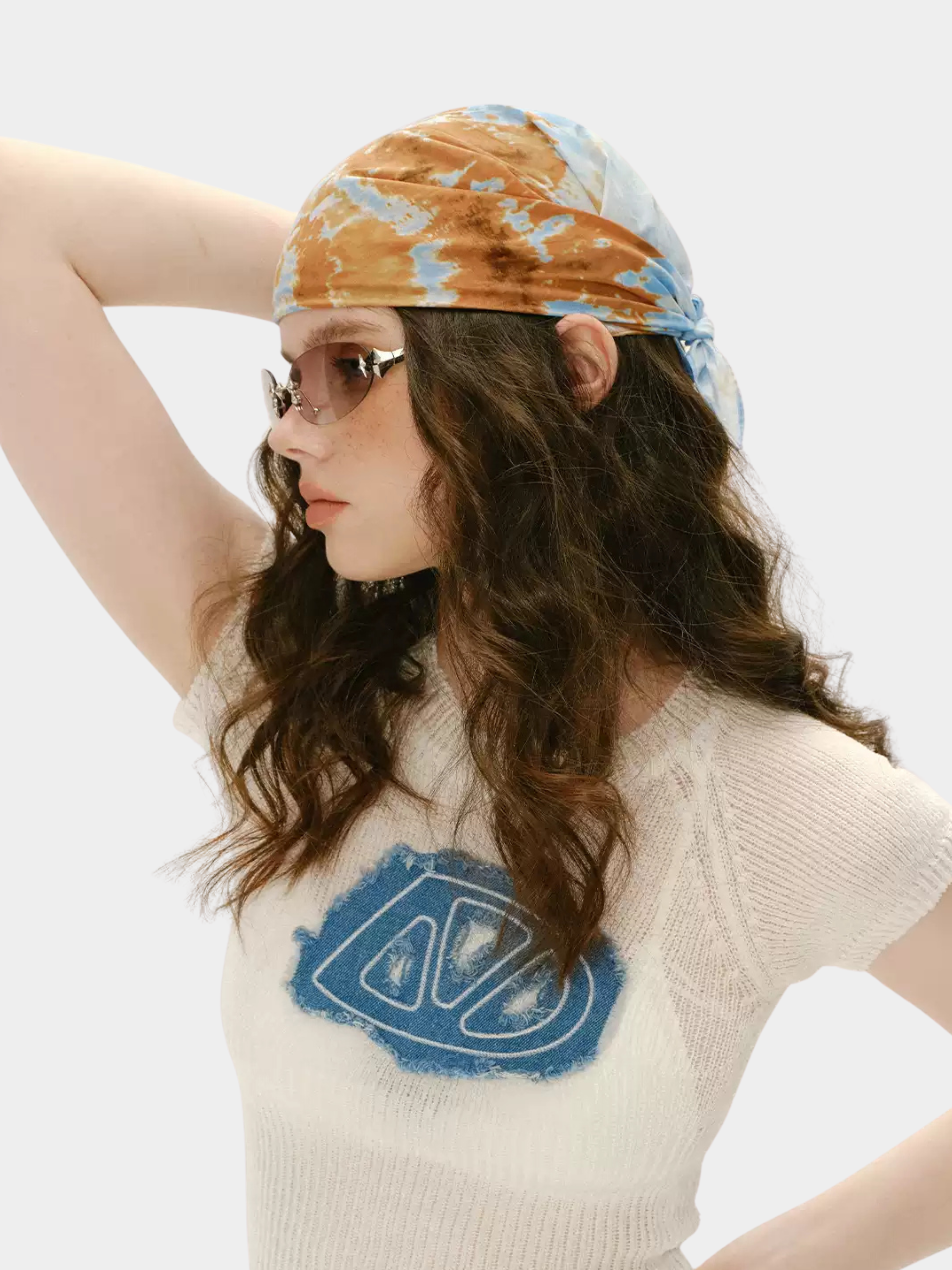 MistWrap - Breathable Tie-Dye Cotton Headscarf