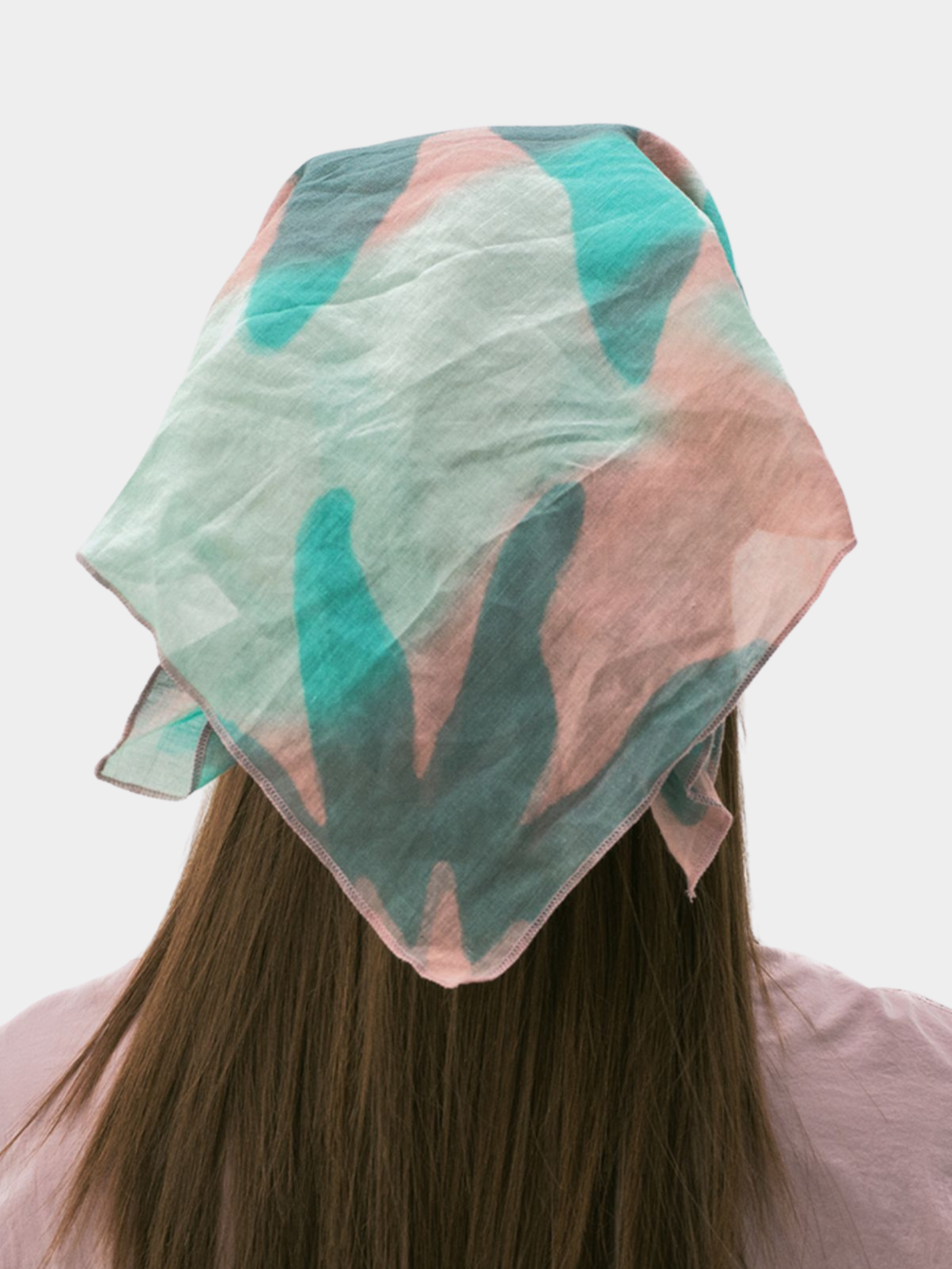 Ravencrest - Ramie-Cotton Abrasion-Resistant Patterned Headscarf