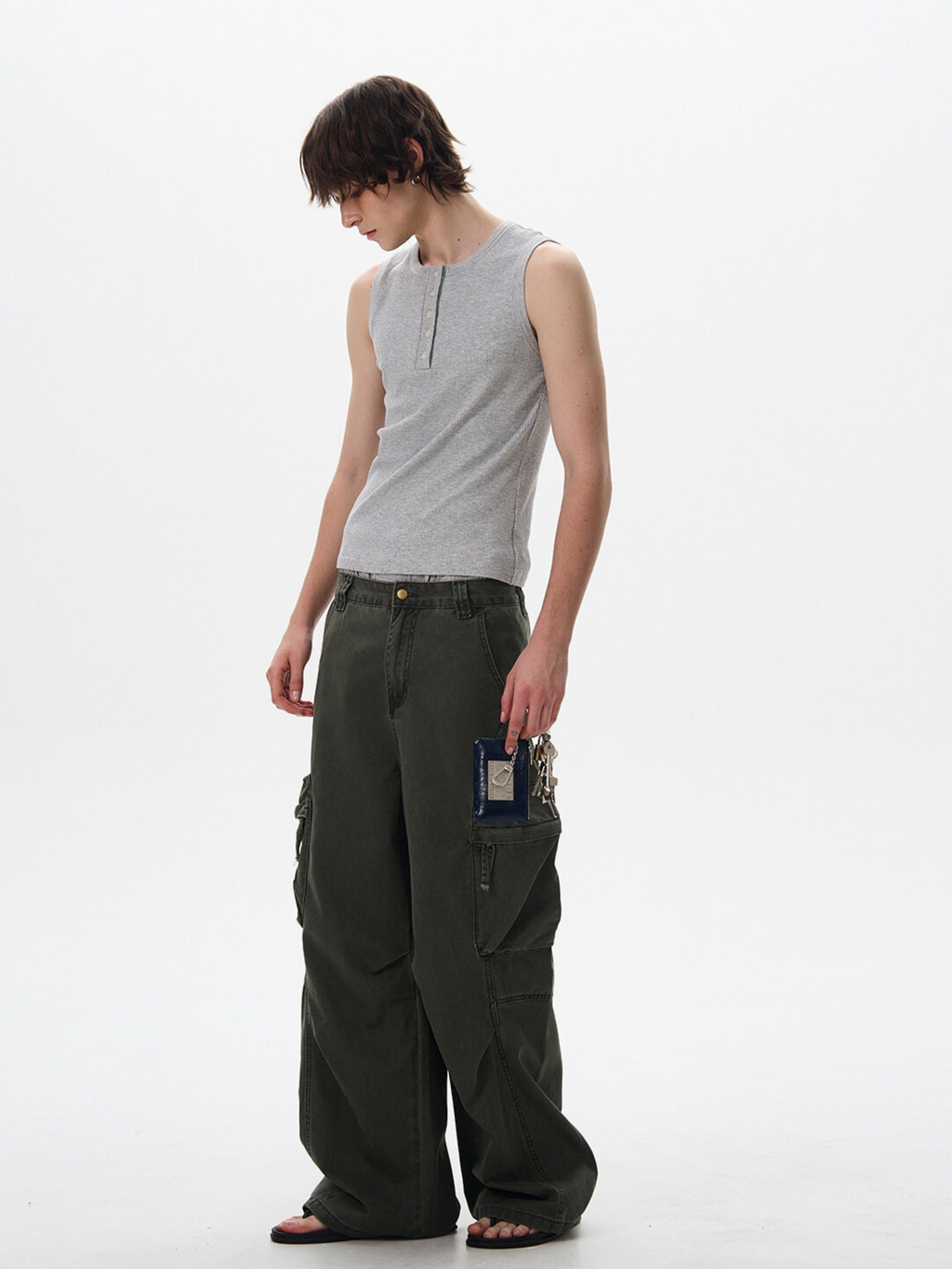Frostfall - Slim Fit Ribbed Sleeveless Tank Top