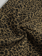 FoxCrate - Unisex Leopard Print Statement Wide-Leg Scimitar Pants