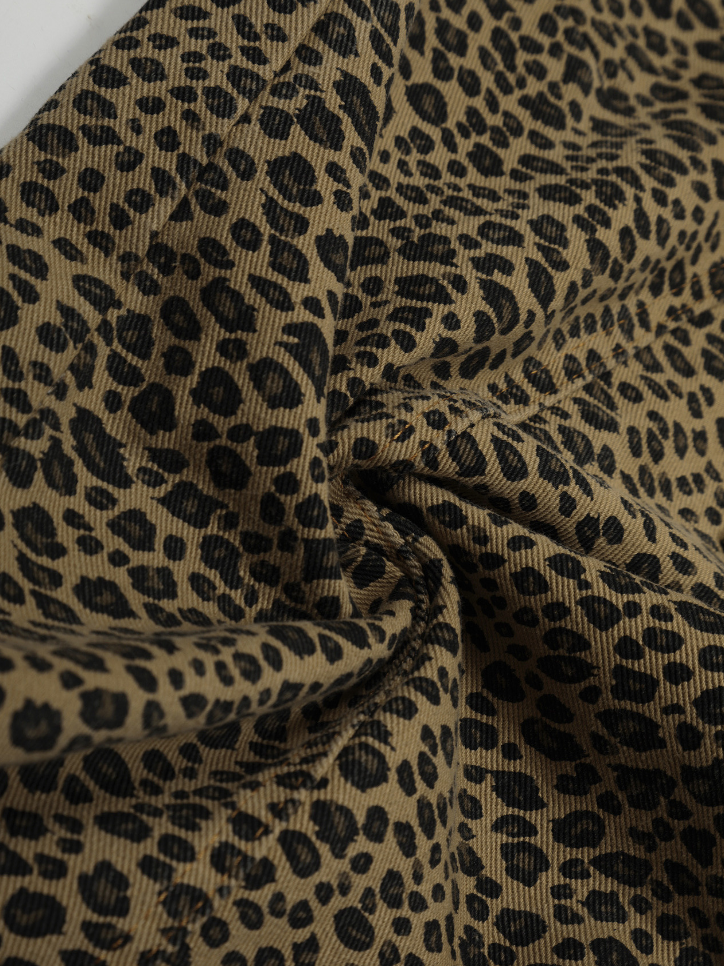 FoxCrate - Unisex Leopard Print Statement Wide-Leg Scimitar Pants
