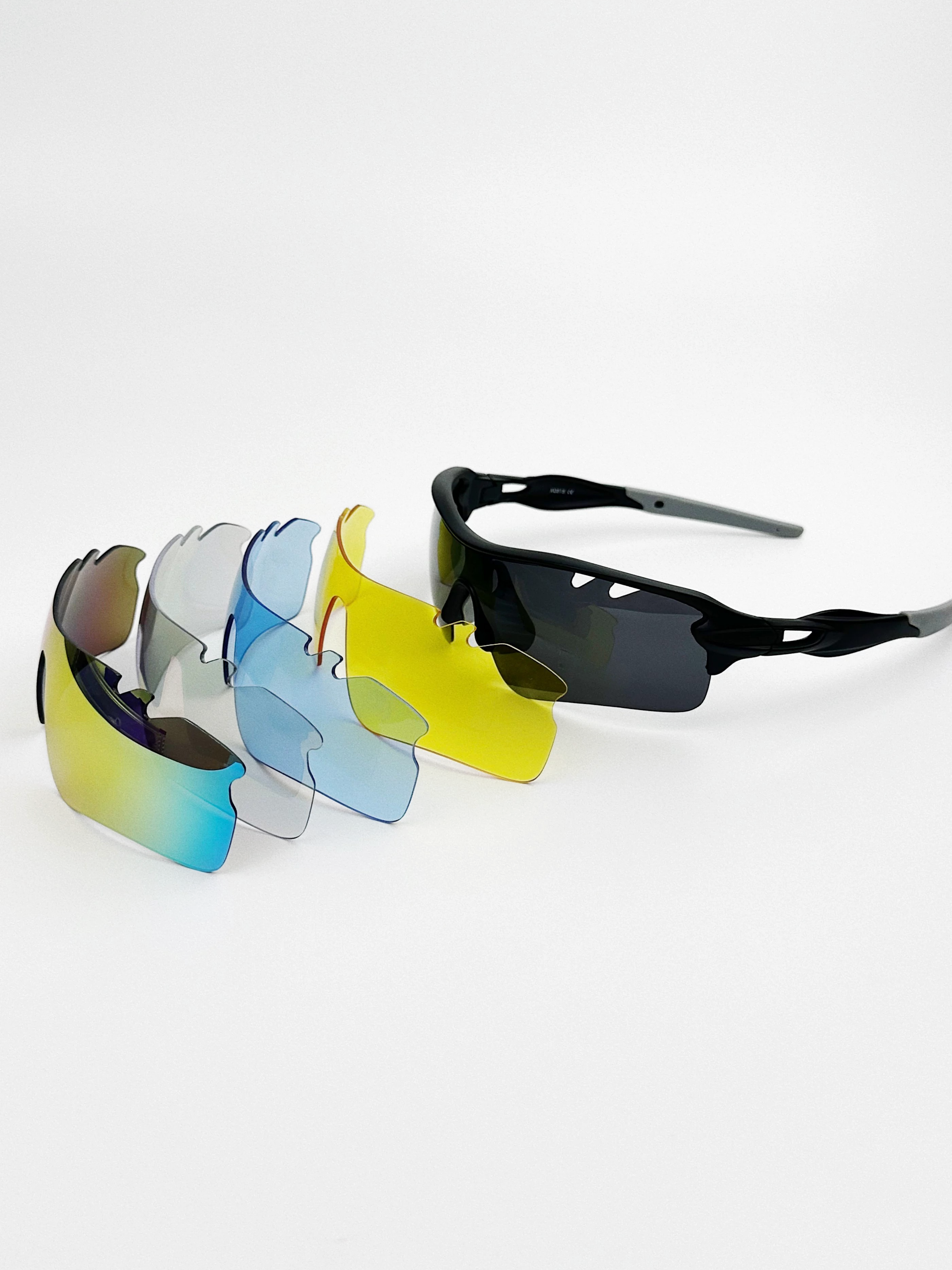 StrideFlow - UV400 Sun Protection Windproof Sports Goggles
