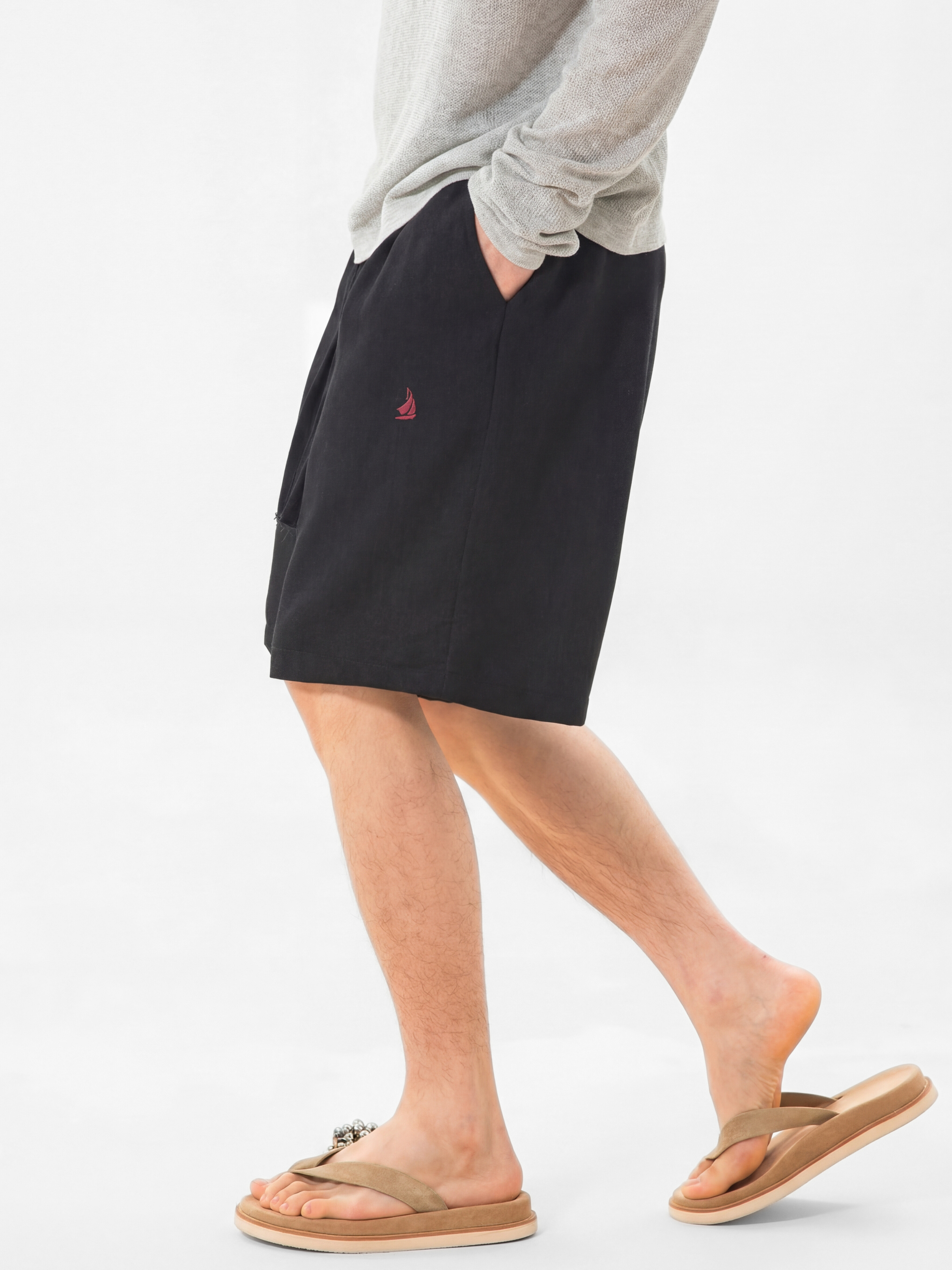 Ironfield - Men's Cooling Linen-Texture Breathable Shorts